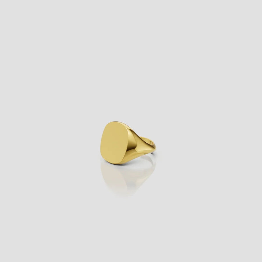 Sinete Cushion Ouro