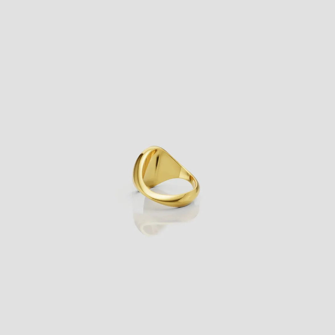 Sinete Oval Ouro
