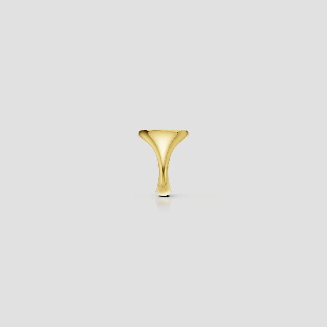 Sinete Oval Ouro