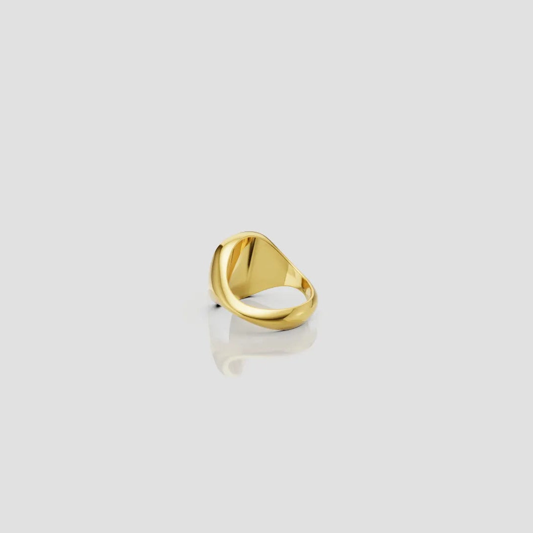 Sinete Cushion Ouro
