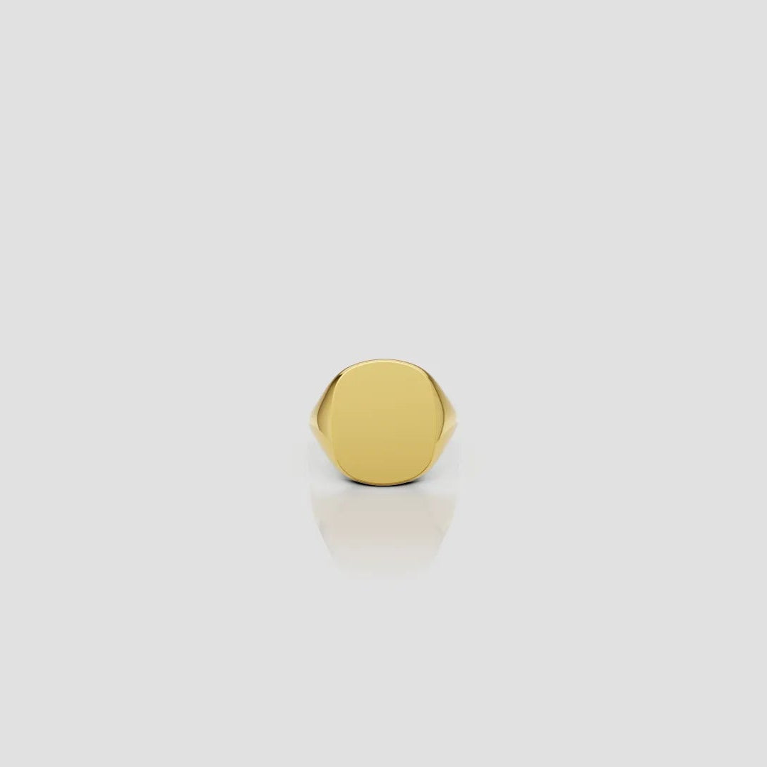 Sinete Cushion Ouro